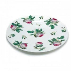 ROY KIRKHAM BONE CHINA | REDOUTE ROSE CHINTZ SET OF SIX TEA PLATES